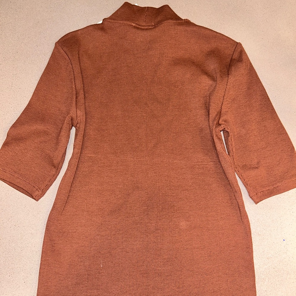 Rust High Neck Top - Picture 2 of 3